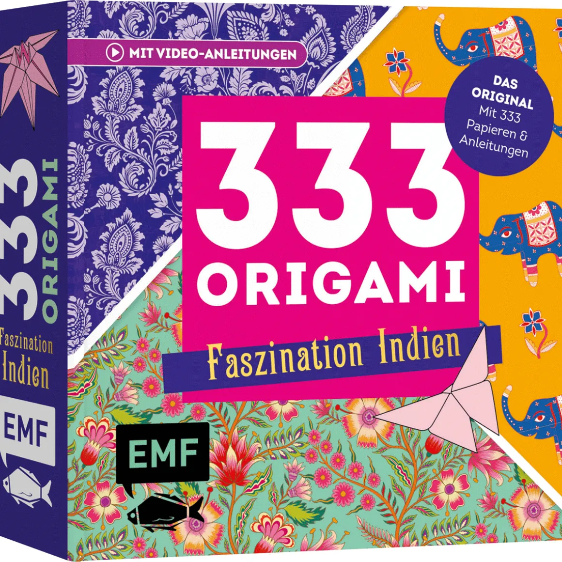 333 Origami - Faszination Indien: Opulente Musterpapiere falten.