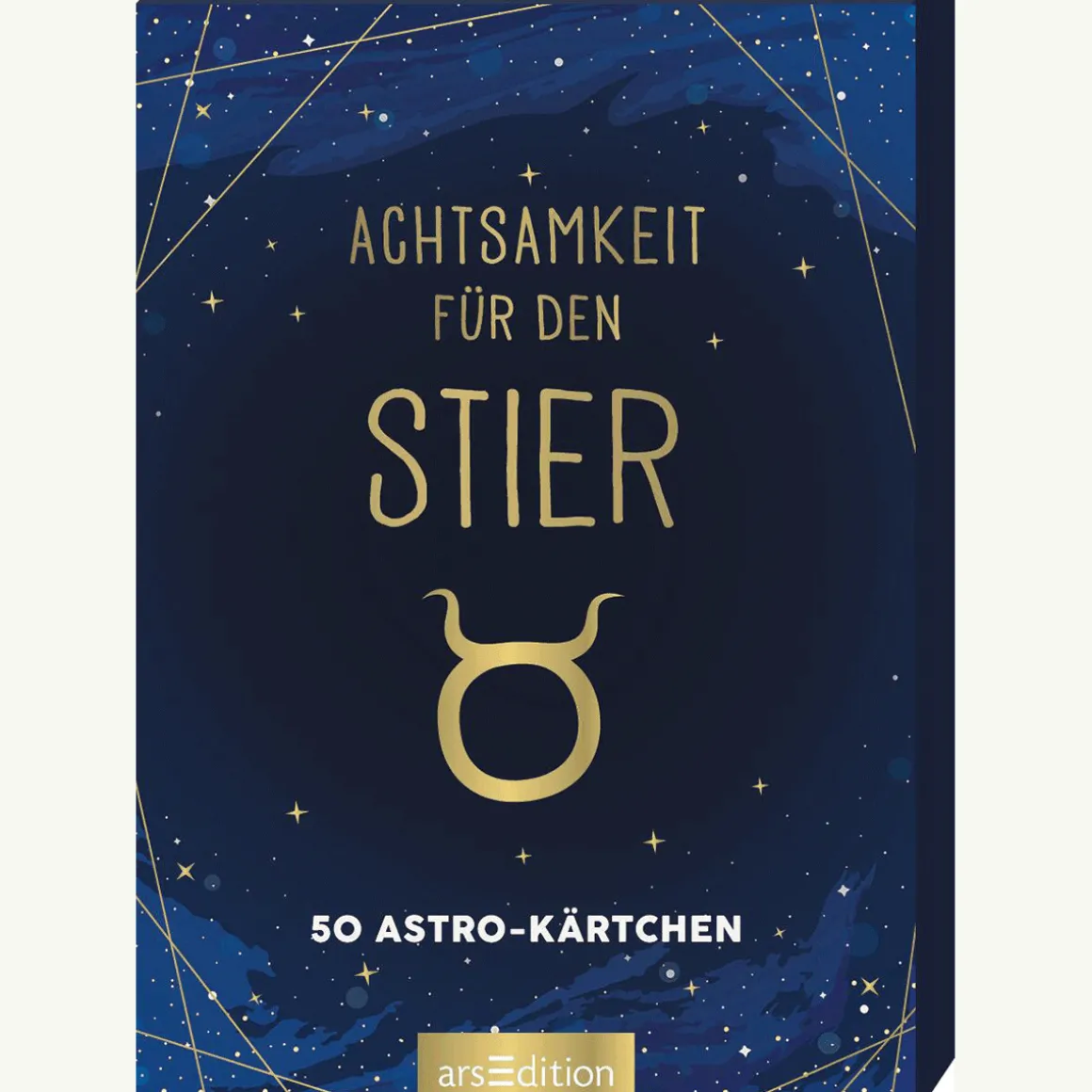 Achtsamkeit für den Stier: 50 Astro-Kärtchen.