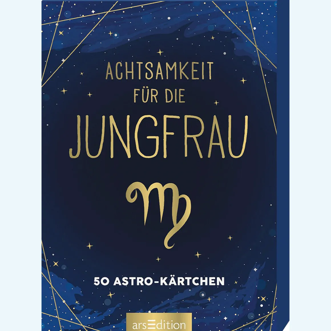 Achtsamkeit für die Jungfrau: 50 Astro-Kärtchen.