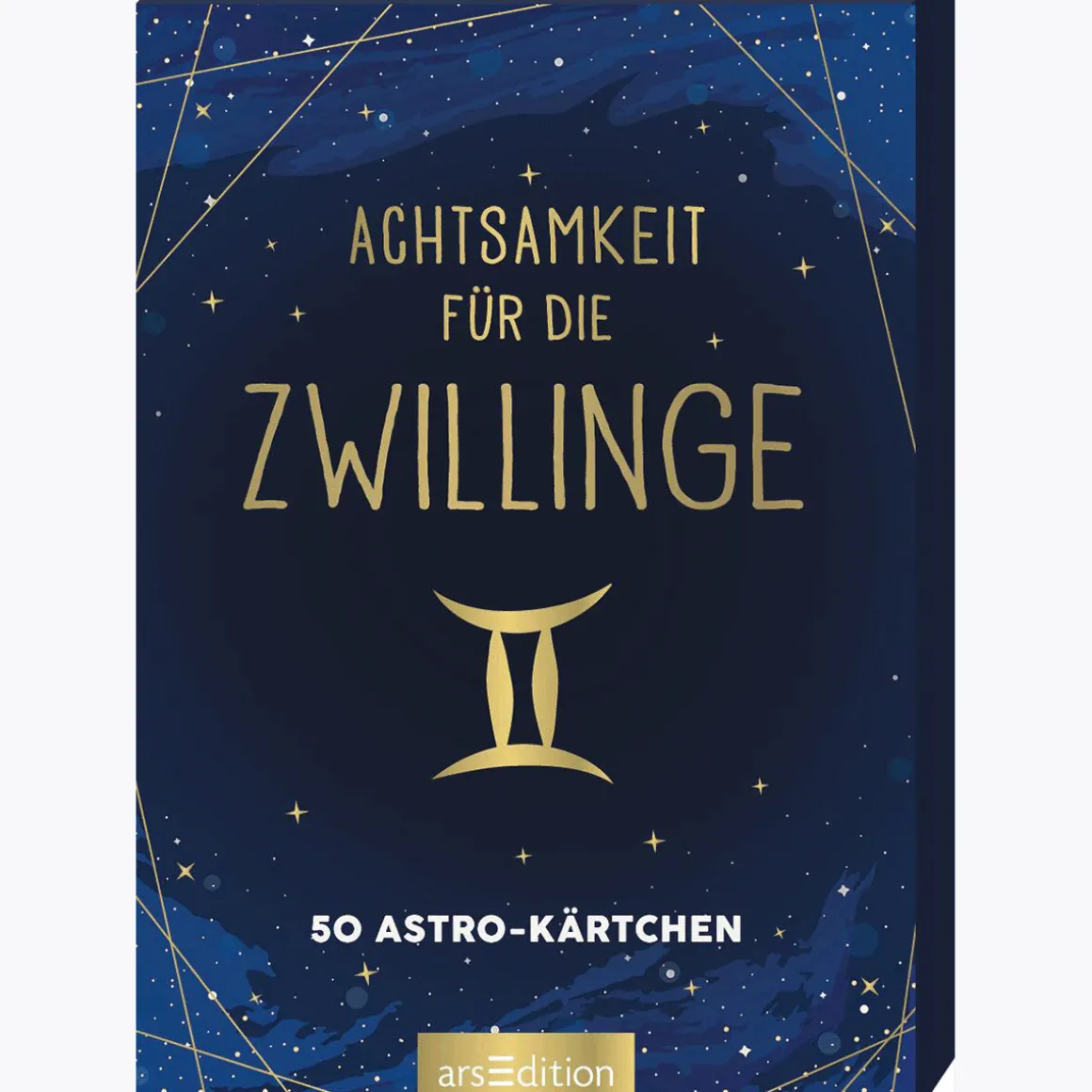 Achtsamkeit für die Zwillinge: 50 Astro-Kärtchen.
