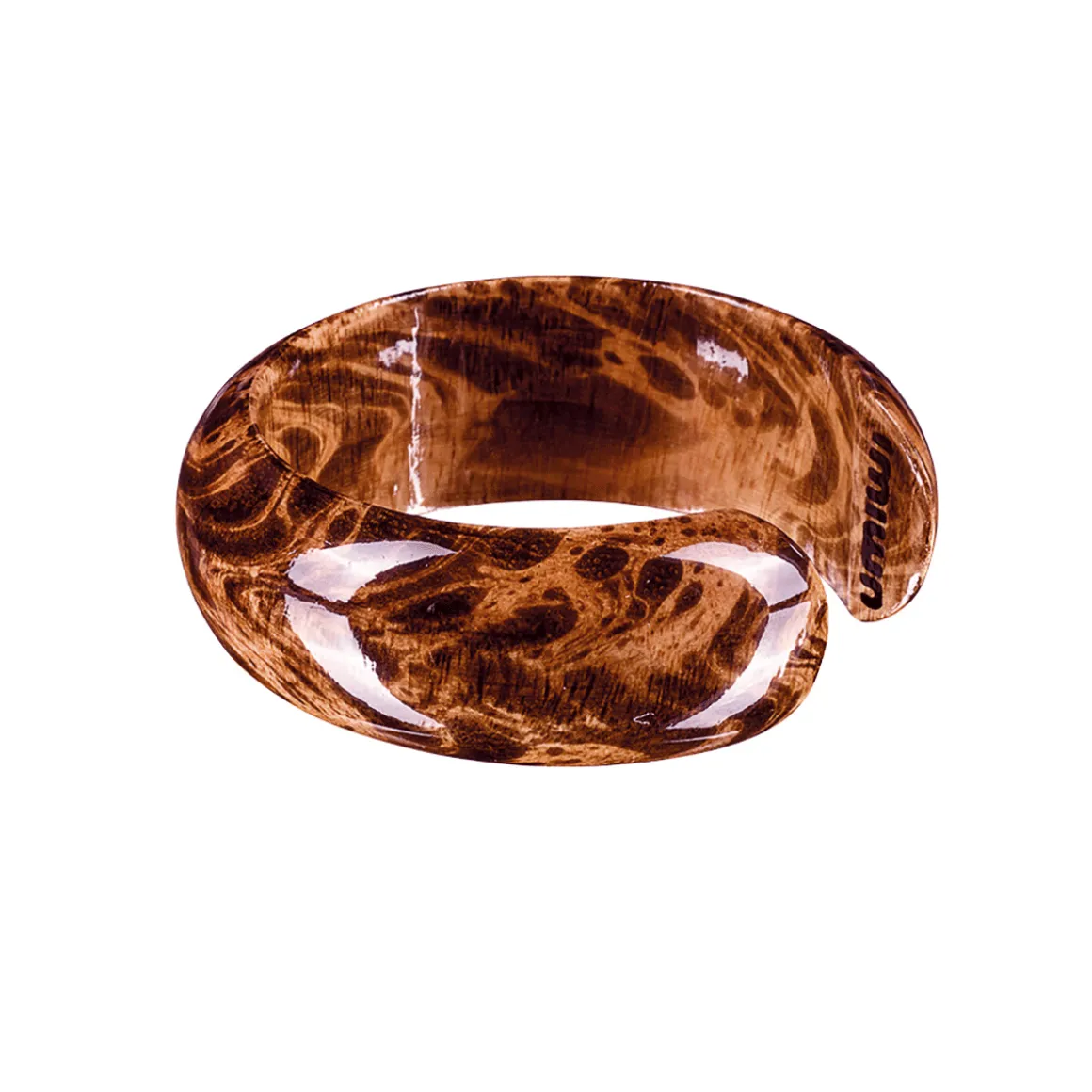Armreif aus Mangoholz, Tiger Lili.