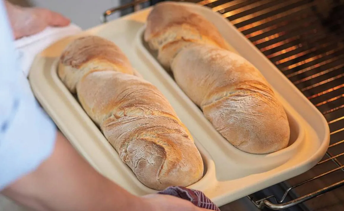 Backplatte für Baguettes.