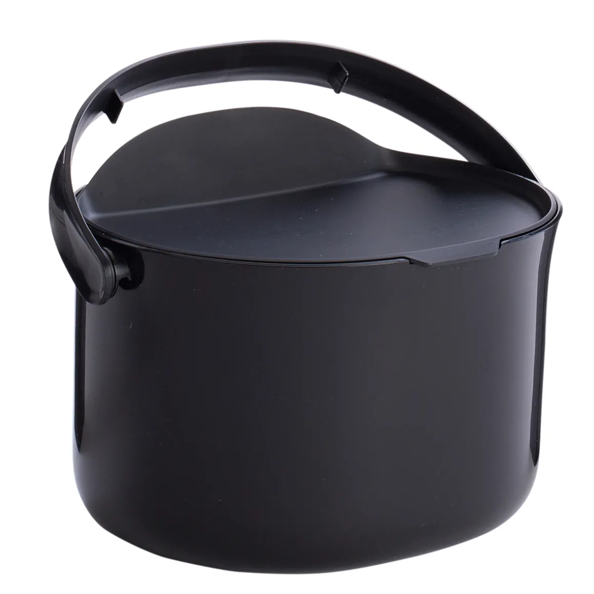 Biomüll-Behälter 3, 30 l, schwarz.