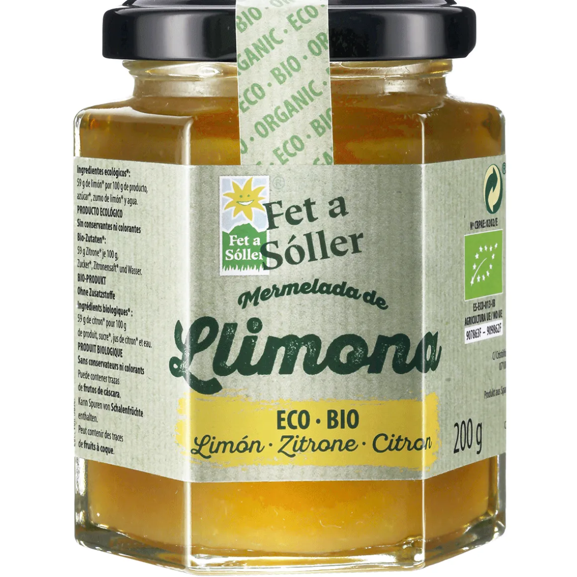 Bio-Zitronenmarmelade.