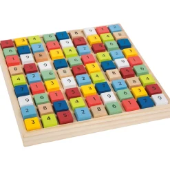 Buntes Sudoku aus Holz.