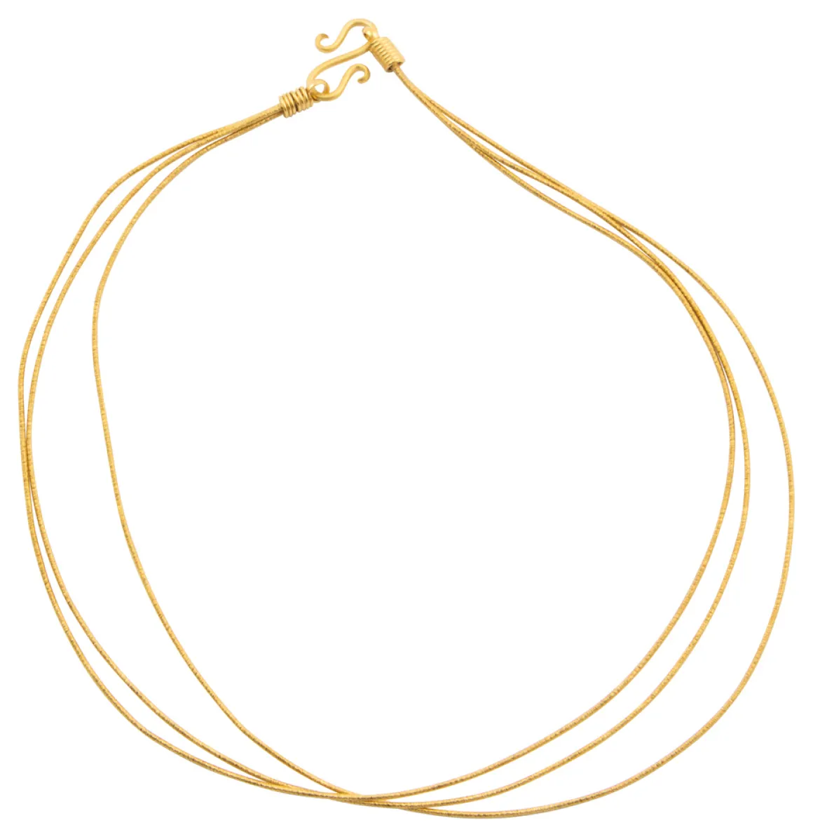 Collier »Silbergarn«.