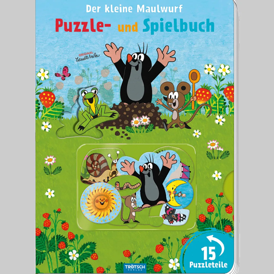 Der kleine Maulwurf Puzzle- und Spielbuch Pappenbuch.