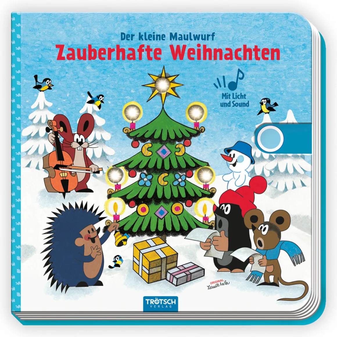 Der kleine Maulwurf. Zauberhafte Weihnachten. Soundbuch mit Licht.