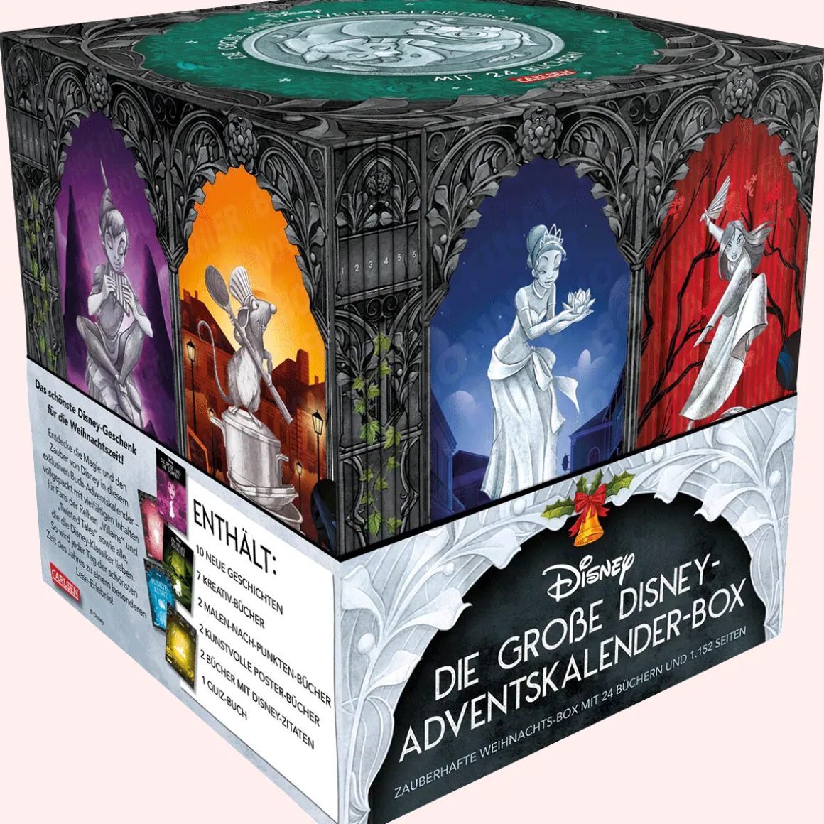 Die große Disney-Adventskalender-Box 2025. 24 Bände.