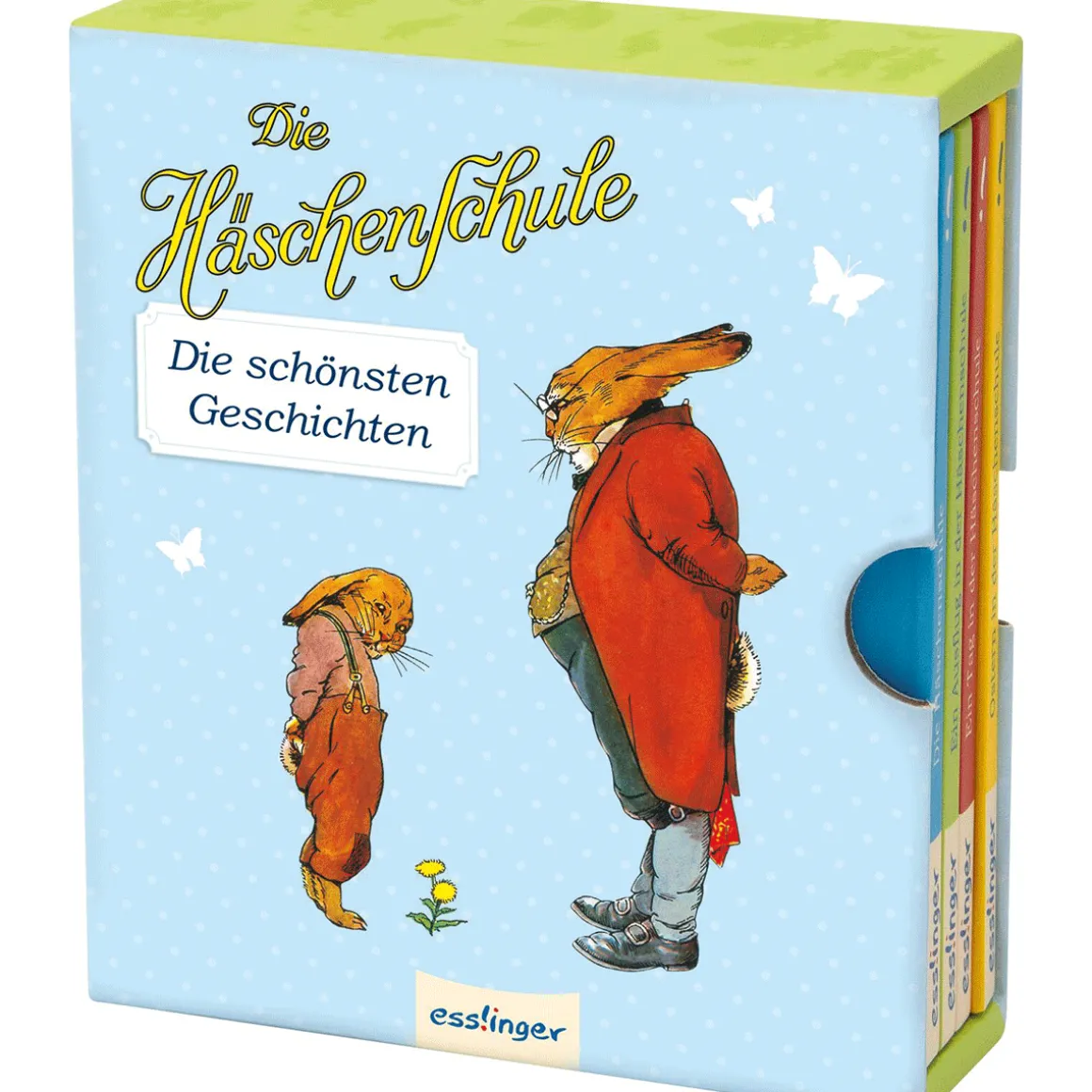Die Häschenschule. Die schönsten Geschichten. 4 Mini-Bände im Schuber.