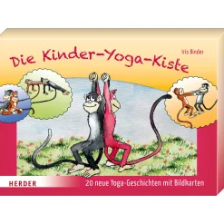Die Kinder-Yoga-Kiste: 20 neue Yoga-Geschichten mit Bildkarten und Begleitheft.