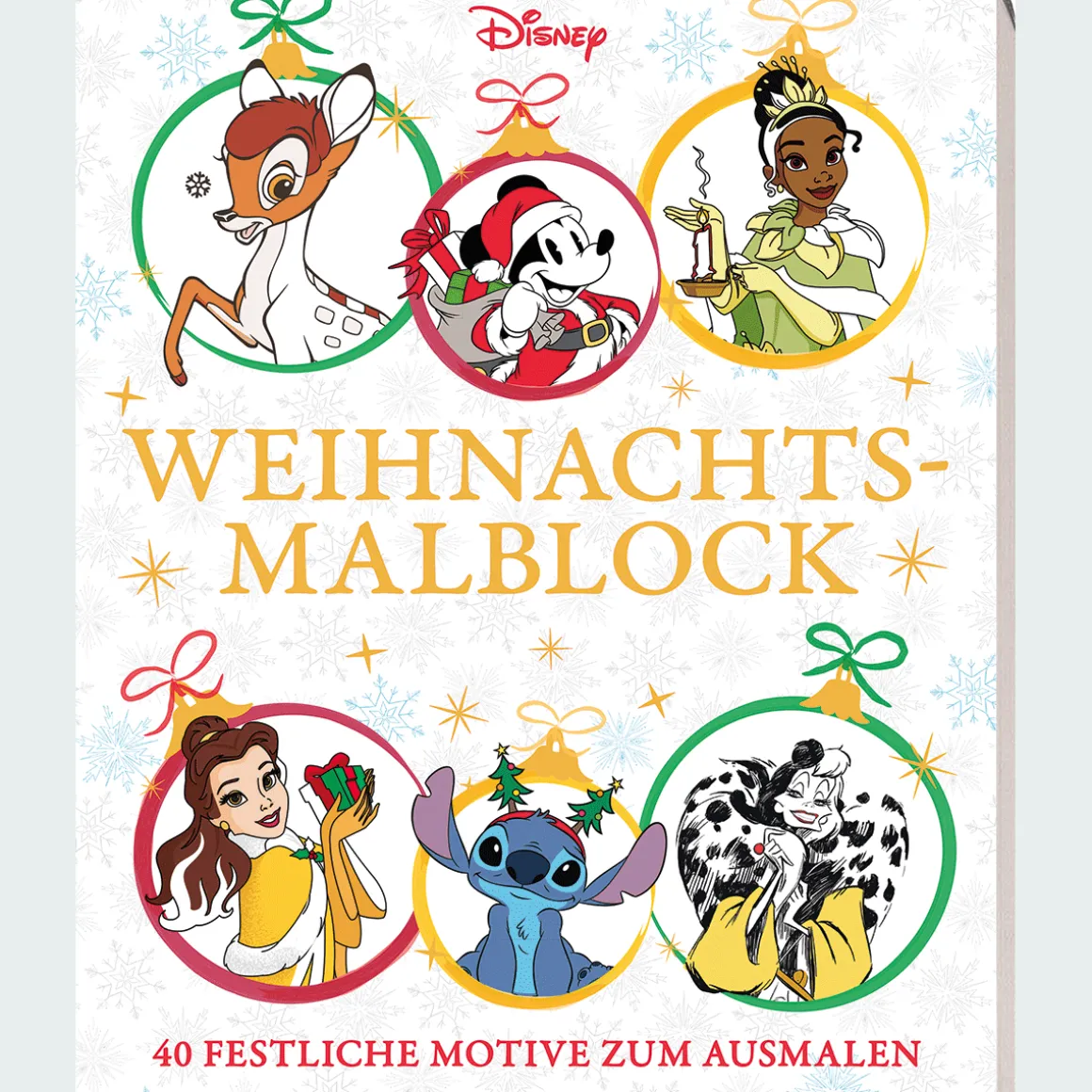 Disney Weihnachtsmalblock.