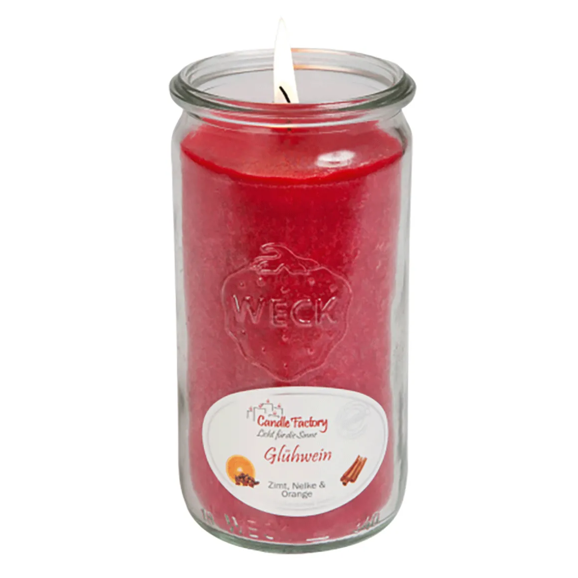 Duftkerze »Glühwein«.