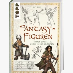 Fantasy-Figuren. Fantasy-Charaktere zeichnen und kolorieren.