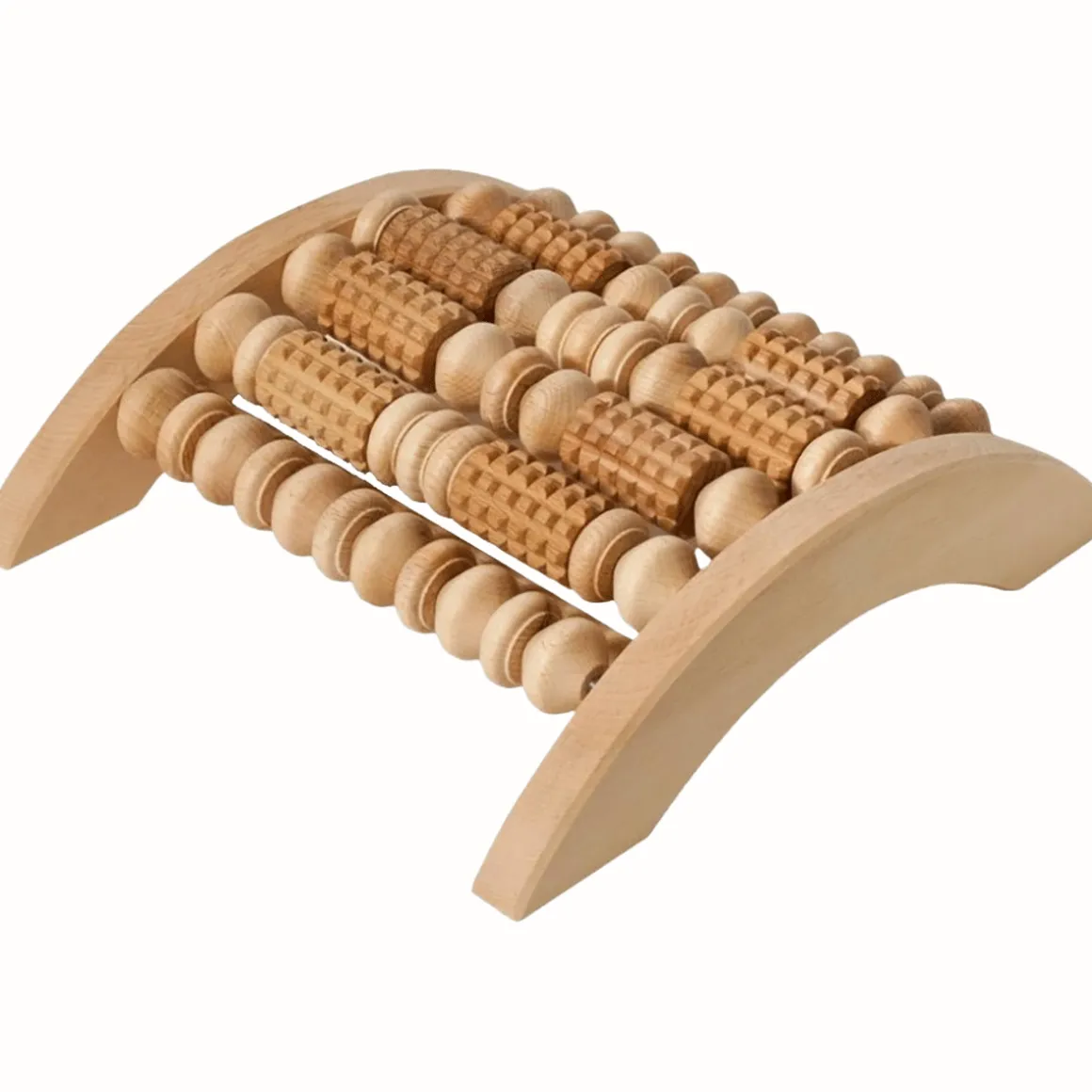 Fußmassagegerät Buchenholz.