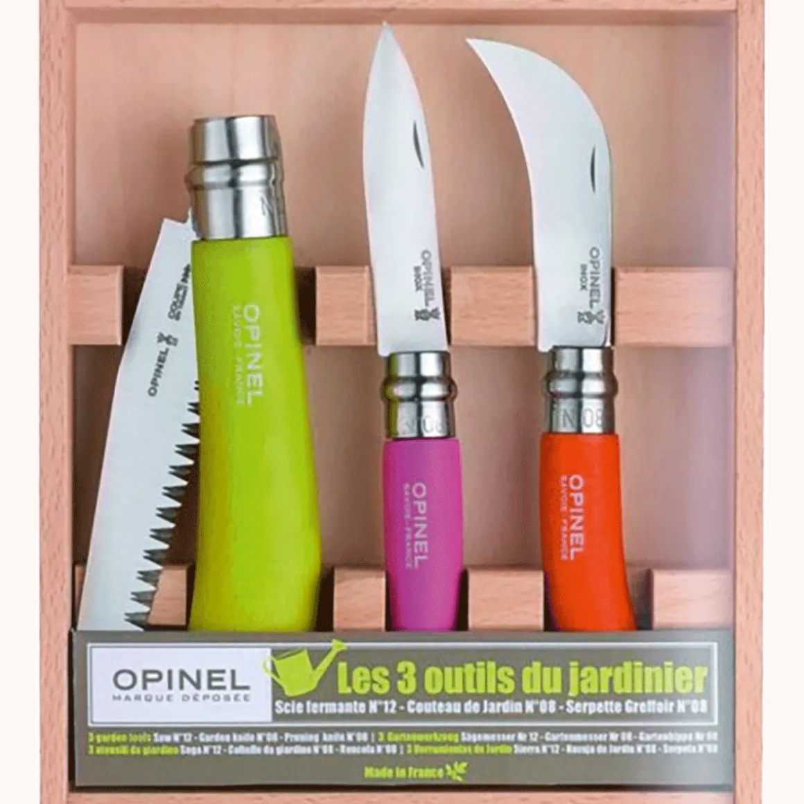 Gärtnermesser-Set, 3-tlg.