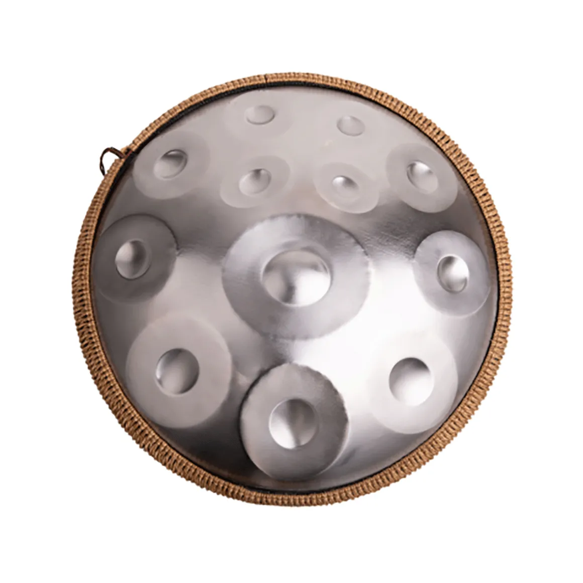 Handpan 12 Töne, Silber