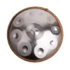 Handpan 10 Töne, Silber