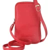 Handytasche aus Nappaleder, rot.