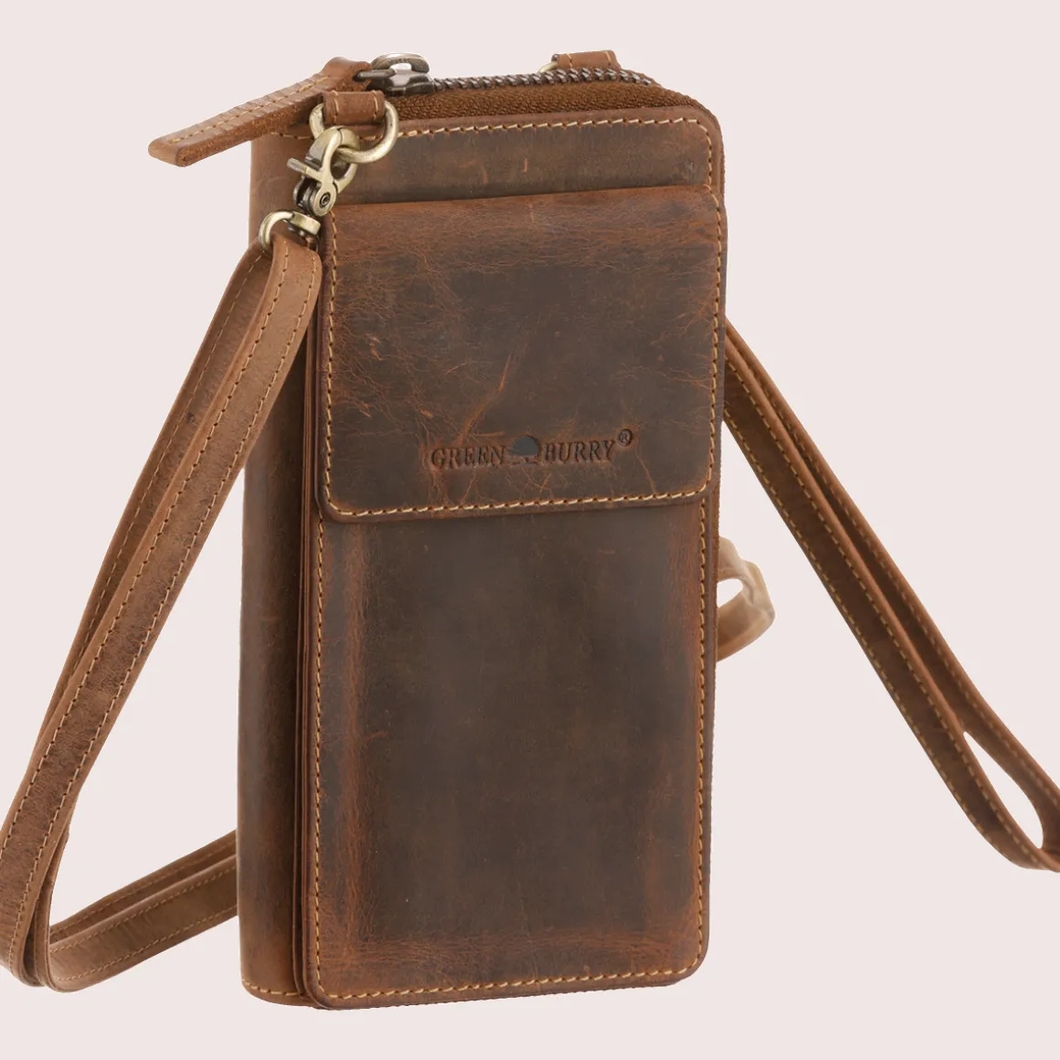 Handytasche mit Geldbörse.