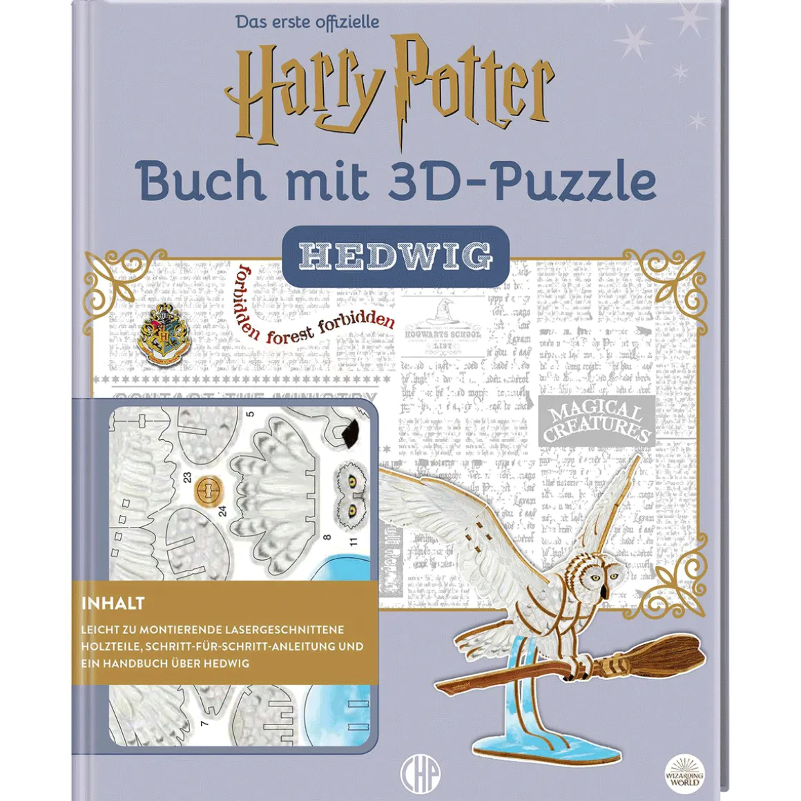 Harry Potter. Hedwig. Buch mit 3D-Puzzle.
