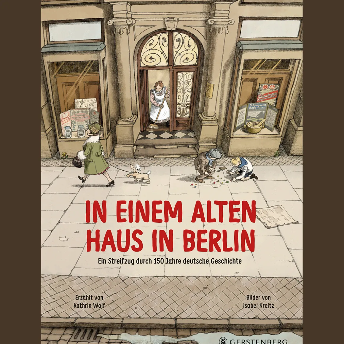 In einem alten Haus in Berlin.