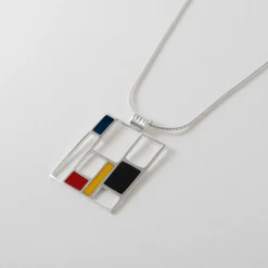Kette »Mondrian« aus Sterlingsilber.