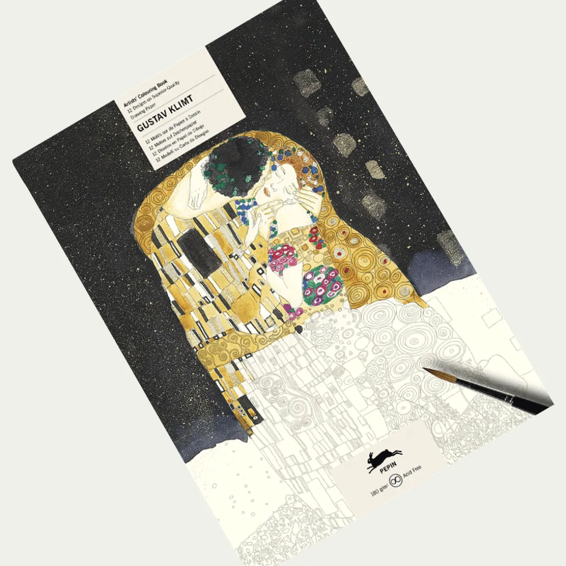 Künstler-Malbuch »Gustav Klimt«.