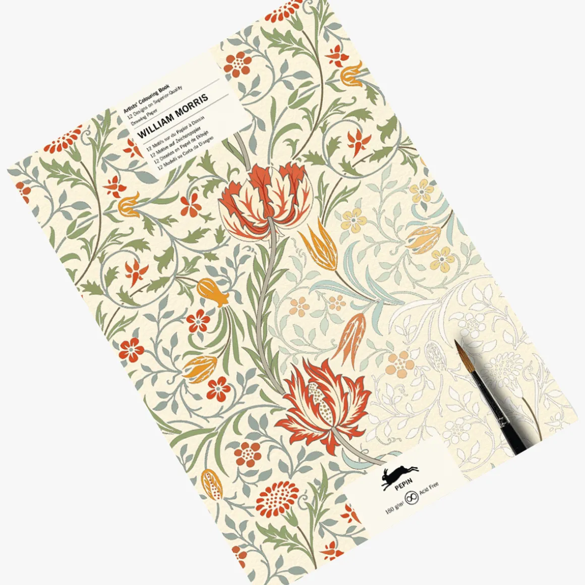 Künstler-Malbuch »William Morris«.