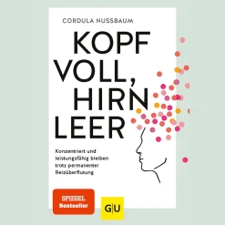 Kopf voll, Hirn leer.