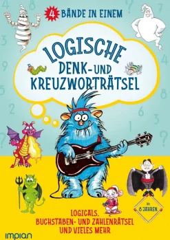 Logische Denk- und Kreuzworträtsel. 4 Bände in einem.