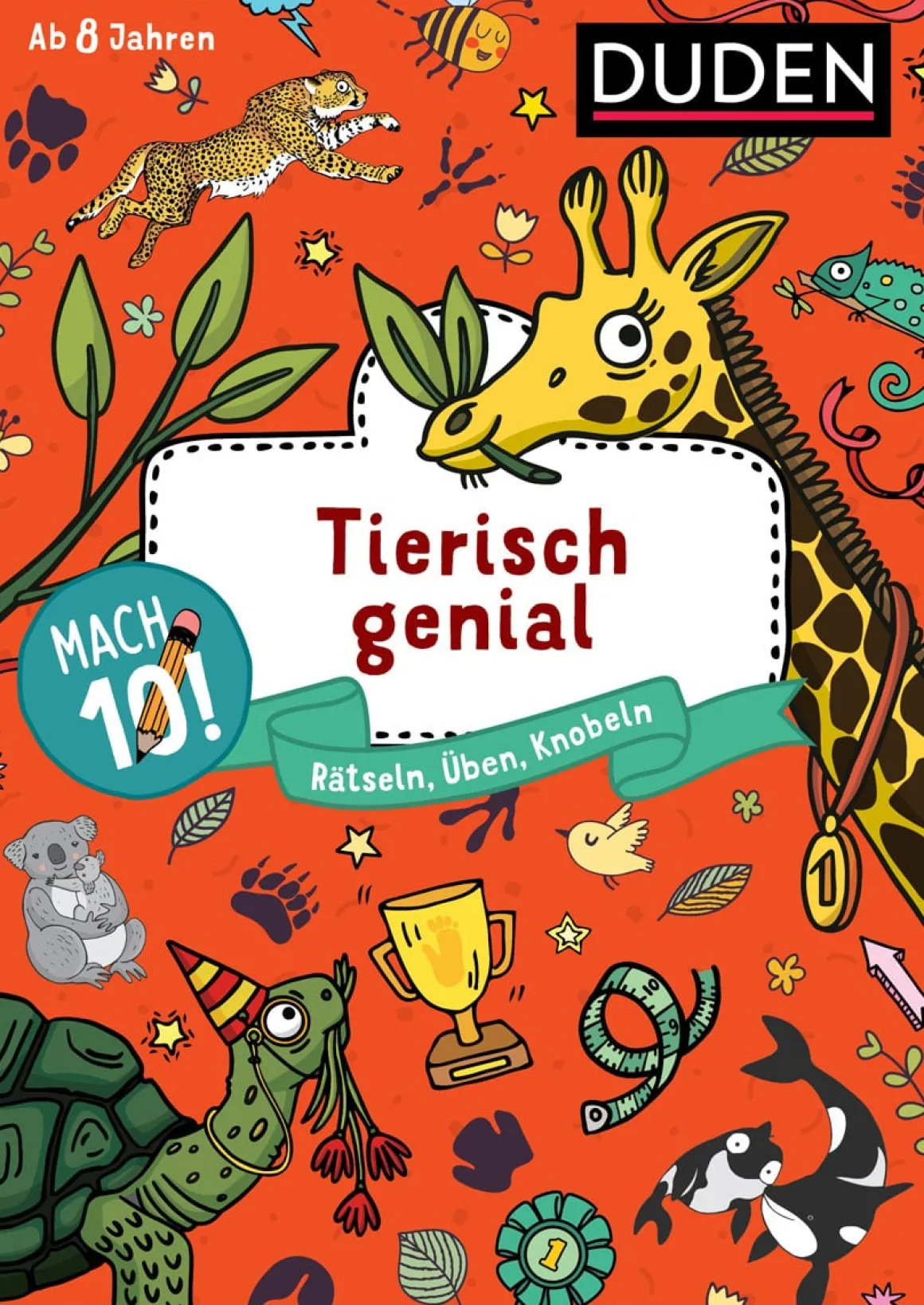 Mach 10! Tierisch genial. Rätseln, Üben, Knobeln.