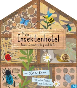 Mein Insektenhotel. Biene, Schmetterling und Käfer.