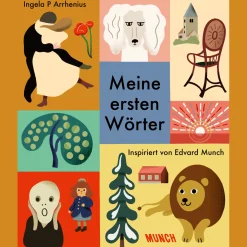 Meine ersten Wörter. Inspiriert von Edvard Munch.