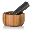 Mörser aus Akazienholz Ø 11 cm.