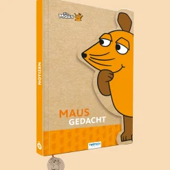 Notizbuch mit Klappe »Die Maus«.