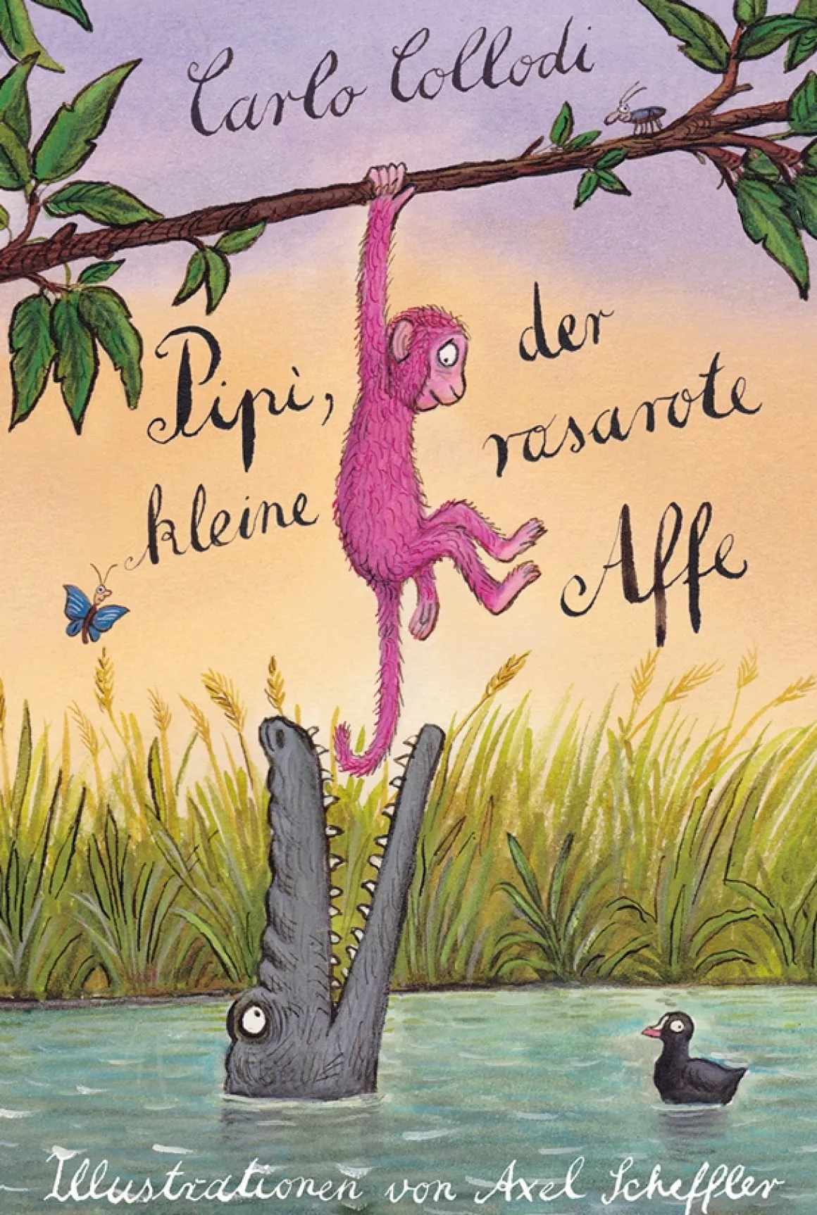 Pipi, der kleine rosarote Affe.
