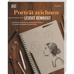 Porträt zeichnen leicht gemacht. Schritt für Schritt von einfachen Formen zu ausdrucksstarken Gesichtern.