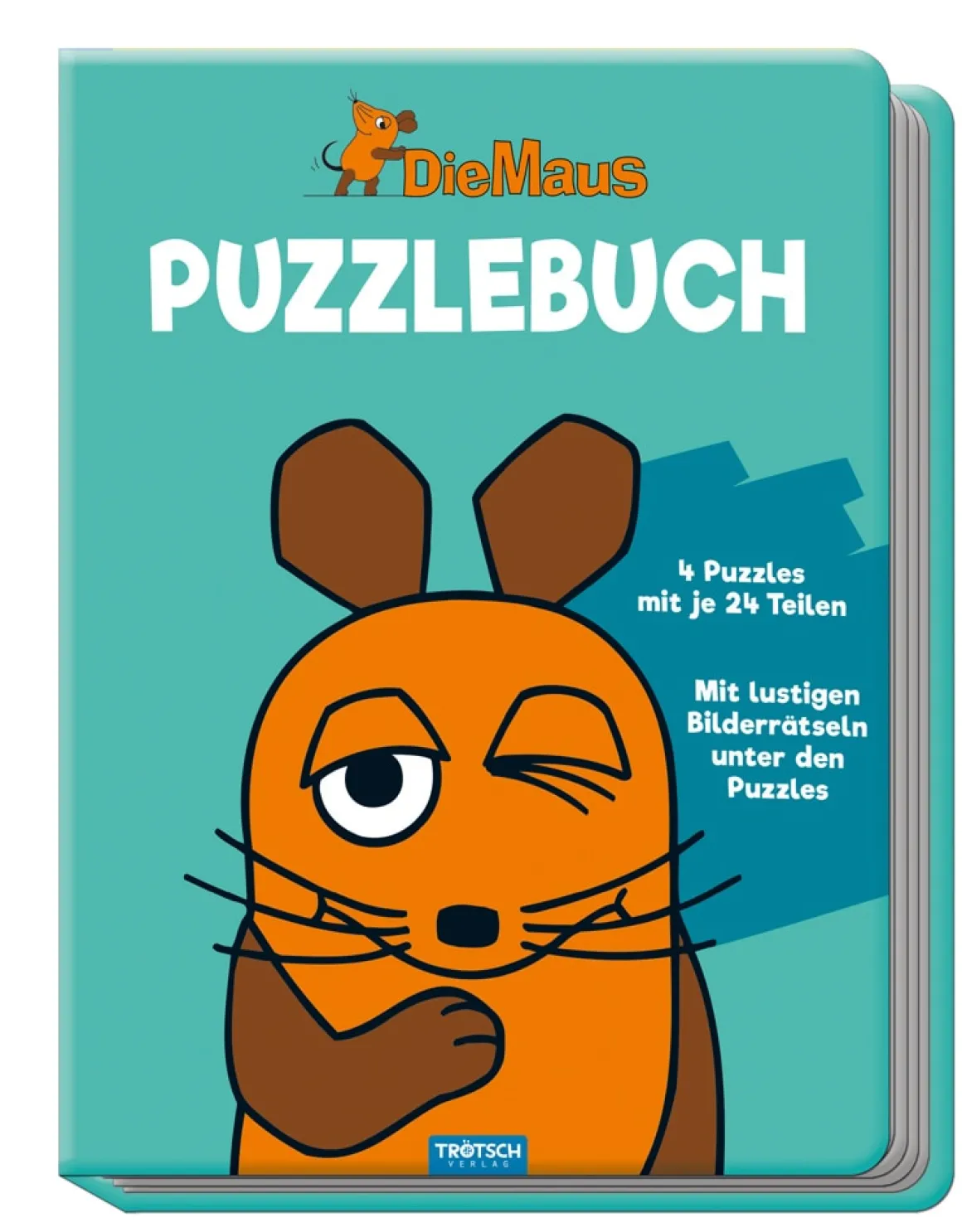 Puzzlebuch »Die Maus«. 10 Seiten, 4 Puzzle.