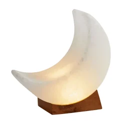 Salzkristall-LED-Licht „Mond“