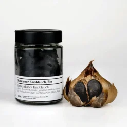 Schwarzer Knoblauch, fermentiert, Bio.