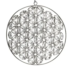 Sonnenfänger Kristall „Blume des Lebens“