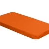 Spannbetttuch, orange, 100 x 220 cm.