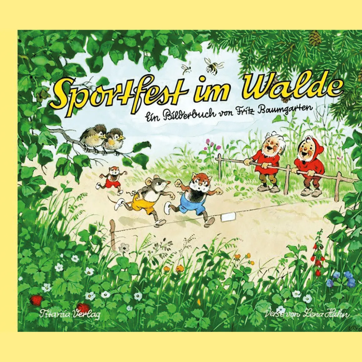 Sportfest im Walde. Illustriert von Fritz Baumgarten.