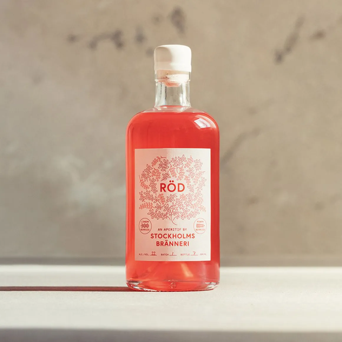 Stockholms Bränneri Aperitif Likör »Röd«.