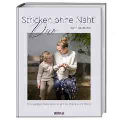Stricken ohne Naht Duo: Einzigartige Strickanleitungen für Mamas und Minis. Strickbuch für Top Down Stricken, mit Strickanleitungen für Cardigan, Weste und Pullover stricken für Mini Me und Damen.