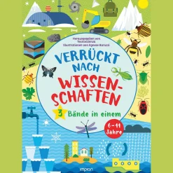 Verrückt nach Wissenschaften. 3 Bände in einem: Insekten, Geologie, Wasser.