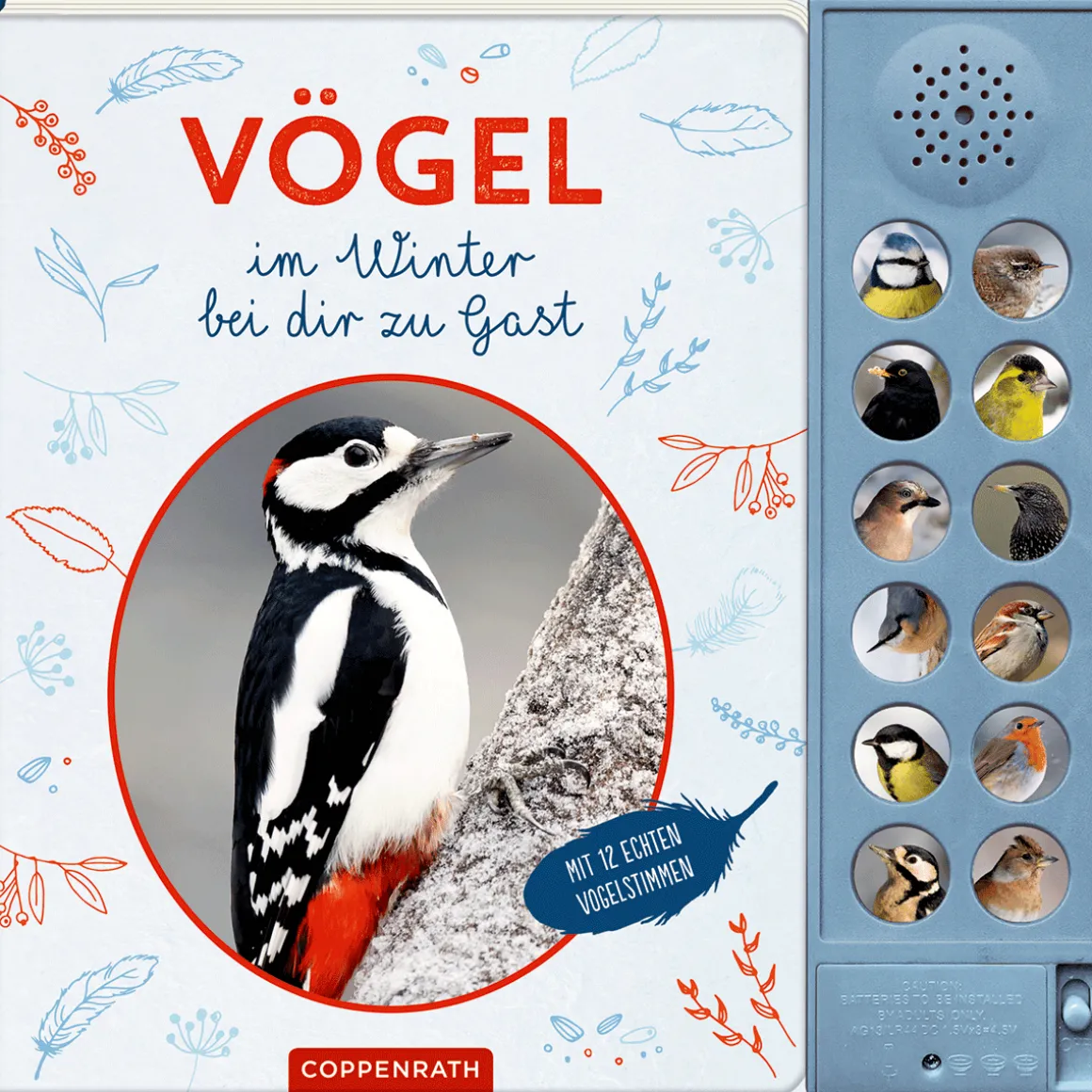 Vögel im Winter bei dir zu Gast. Mit 12 echten Vogelstimmen.