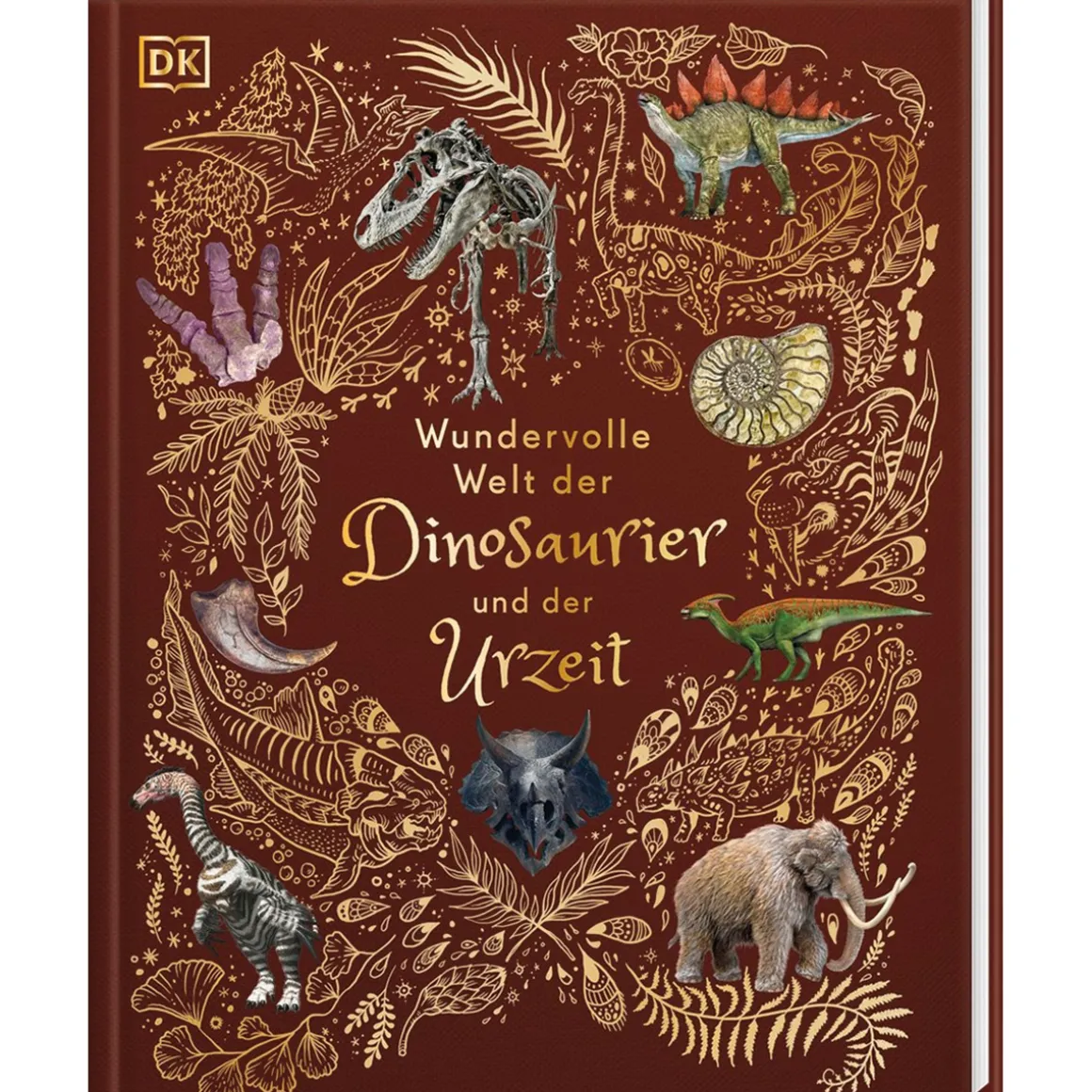 Wundervolle Welt der Dinosaurier und der Urzeit. Ein Urzeit-Bilderbuch.